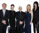 Charles Aznavour, Adamo, Natasha St-Pier, La Grande Sophie et Lara Fabian lors de l'enregistrement de l'émission Hier Encore à l'Olympia (diffusée le 2 mars) à Paris le 10 janvier 2013
