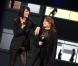 La Grande Sophie et Agnès Jaoui lors de l'enregistrement de l'émission Hier Encore à l'Olympia (diffusée le 2 mars) à Paris le 10 janvier 2013