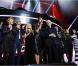 Dany Brillant, Sheila, Patrick Bruel, Lara Fabian, Alessandra Sublet , Charles Aznavour, Hélène Ségara, Natasha St-Pier et Anggun lors de l'enregistrement de l'émission Hier Encore à l'Olympia (diffusée le 2 mars) à Paris le 10 janvier 2013