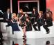 La Grande Sophie, Agnès Jaoui, Elodie Frégé, Bénabar, Isabelle Boulay, Dany Brillant, Sheila, Patrick Bruel, Lara Fabian, Axelle Red, Charles Aznavour, Tal, Salvatore Adamo, Hélène Ségara, Natasha St-Pier, Anggun, Alessandra Sublet, Pascal Obispo et Yves Jamait lors de l'enregistrement de l'émission Hier Encore à l'Olympia (diffusée le 2 mars) à Paris le 10 janvier 2013
