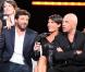 Patrick Bruel, Alexandra Sublet et Pascal Obispo lors de l'enregistrement de l'émission Hier Encore à l'Olympia (diffusée le 2 mars) à Paris le 10 janvier 2013