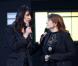 La Grande Sophie et Agnès Jaoui lors de l'enregistrement de l'émission Hier Encore à l'Olympia (diffusée le 2 mars) à Paris le 10 janvier 2013