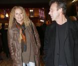 Raphaëlle Ricci à son arrivée au concert anniversaire de Serge Lama à l'Olympia, le 11 février 2013