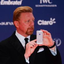 Boris Becker lors de la soirée des Laureus Awards à Rio de Janeiro le 11 mars 2013