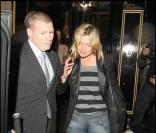 Kate Moss à la sortie de l'hôtel Dorchester à Londres