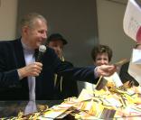 Catherine Laborde, Laurent Ournac, PPDA au Stade de France pour le Don'Actions