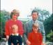 Lady Diana avec le prince Charles et leurs enfants, le prince Harry et le prince William en vacances dans les îles Scilly, le 5 juin 1989.