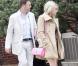 Jamie Lynn Spears, la petite soeur de Britney Spears avec son fiancé lors de la messe de Pâques à Kentwood, en Louisiane, le 31 mars 2013.