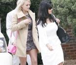 La soeur de Britney Spears, Jamie Lynn et sa mère Lynn Spears à la messe de Pâques à Kentwood, en Louisiane, le 31 mars 2013.