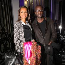 Karine Le Marchand et Lilian Thuram en novembre 2012 à Paris