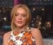 Lindsay Lohan sur le plateau de l'émission The Late Show with David Letterman, le 9 avril 2013.