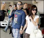 Taboo des Black Eyed Peas avec sa fiance Jaymie Dizon