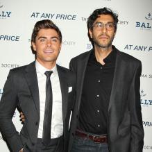 Zac Efron et le réalisateur Ramin Bahrani à la projection du film At Any Price à New York le 18 avril 2013.