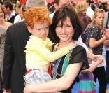 Sophie Ellis-Bextor et son fils Sonny, le 14/07/08