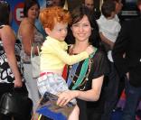 Sophie Ellis-Bextor et son fils Sonny, le 14/07/08