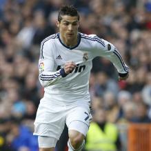 Cristiano Ronaldo lors du match Real Madrid - Levante à Madrid, le 6 avril 2013.