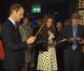 Bienvenue à Poudlard ! Kate Middleton, William et Harry inaugurant les studios Warner Bros dans le Hertfordshire le 26 avril 2013, avec plongée garanti dans le monde d'Harry Potter et Batman-The Dark Knight.