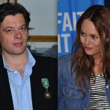 Benjamin Biolay à Paris le 10 octobre 2012 et Vanessa Paradis, également à Paris, le 10 juillet 2012.