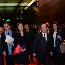 Valérie Trierweiler et François Hollande à Pékin, le 25 avril 2013.