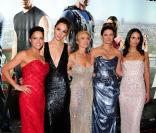 Michelle Rodriguez, Gal Gadot, Elsa Pataky, Gina Carano et Jordana Brewster à l'avant-première mondiale de Fast &amp; Furious 6 à l'Empire Leicester Square, Londres, le 7 mai 2013.