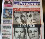 Scan de la couverture de La Provence.