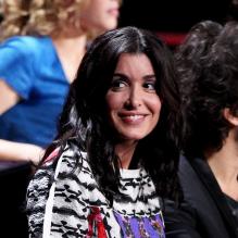 Jenifer lors de l'enregistrement du prime 'Samedi soir on chante Goldman', diffusé le 19 janvier 2013 sur TF1
