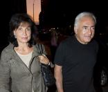  Dominique Strauss-Kahn et Anne Sinclair à New York, le 25 août 2011. 