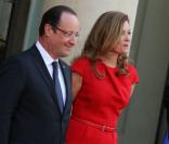 Valérie Trierweiler et François Hollande en mai 2013 au Palais de l'Elysée