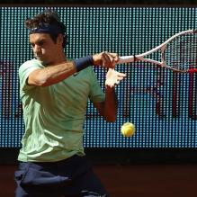 Roger Federer à Madrid le 9 mai 2013.