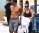 Jesse Metcalfe (torse nu) et sa fiancée Cara Santana sortent de leur cours de fitness à Los Angeles, le 4 juin 2013.