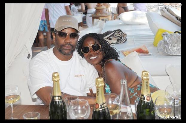 Denzel Wshington en vacances en famille à St-Trop' !