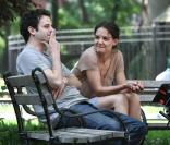 Katie Holmes et Luke Kirby sur le tournage de Mania Days à New York, le 21 mai 2013.