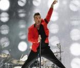 Robbie Williams performs during Capital FM's Summertime Ball at Wembley Stadium, London, UK on June 9, 2013. Photo by Yui Mok/PA Photos/ABACAPRESS.COM10/06/2013 - London