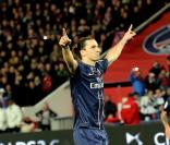 Zlatan Ibrahimovic lors du match PSG-Nice au Parc des Princes. Paris, le 21 avril 2013.