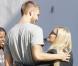 Rita Ora : Tendres adieux avec son chéri Calvin Harris