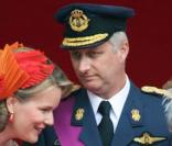La Princesse Mathilde, le Prince Filip et la Reine Fabiola