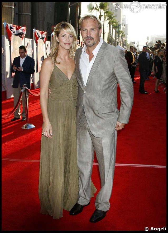 Kevin Costner et son épouse Christine Baumgartner
