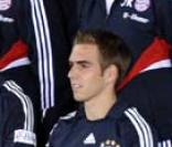 Franck Ribéry avec ses coéquipiers pour les photos d'avant-saison