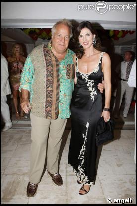 Massimo Gargia et Caroline Barclay chez Tony Murray à Saint Tropez