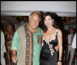 Massimo Gargia et Caroline Barclay chez Tony Murray à Saint Tropez