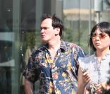 Quentin Tarantino et deux amies au Caffe Primo