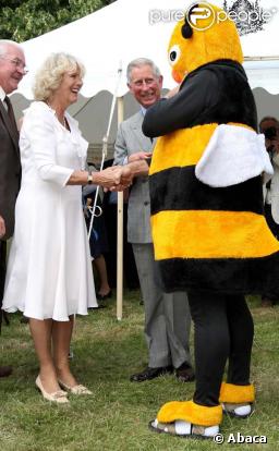 Camilla Parker Bowles sert la main à n’importe qui !