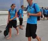 Laure Manaudou et Alain Bernard