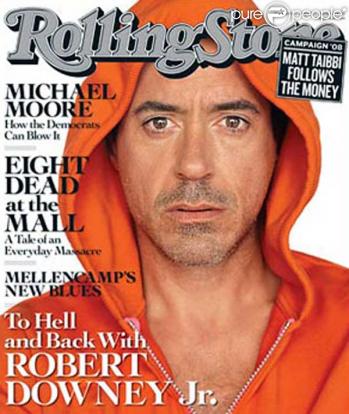 Robert Downey Jr. en couv de Rolling Stone
