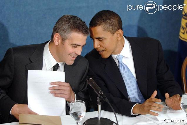 George Clooney et Barack Obama