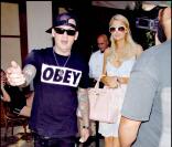 Paris Hilton et Benji Madden sortent du restaurant