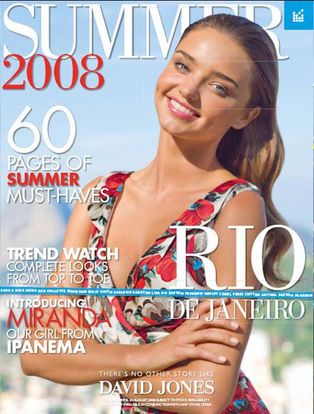 Miranda Kerr pour Summer 2008
