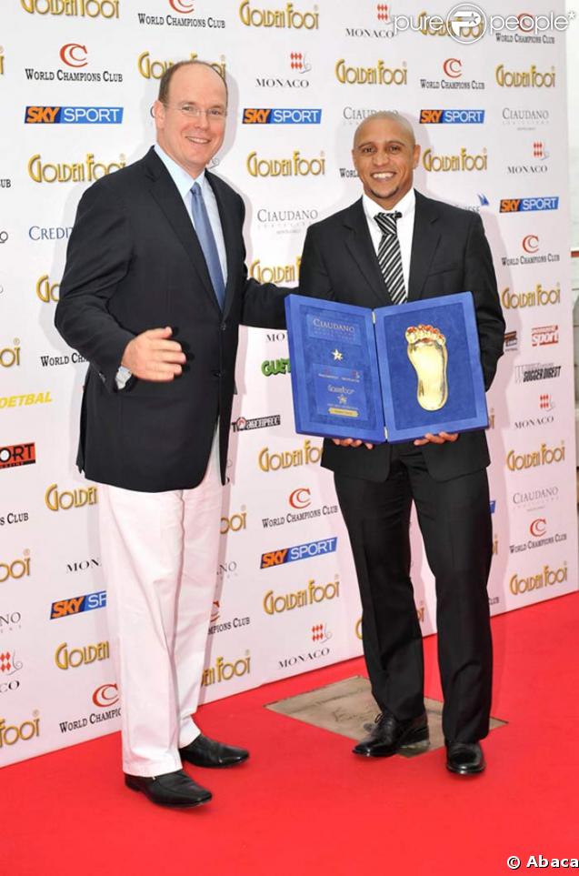Prince Albert II de Monaco et Roberto Carlos