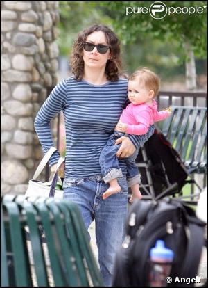 Sara Gilbert et sa fille Sawyer