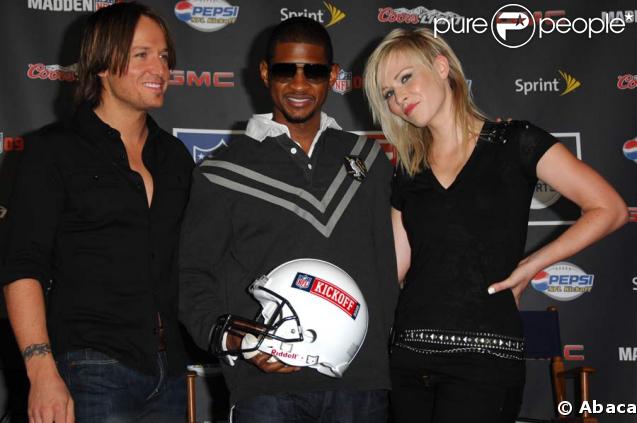 Keith Urban, Usher et Natasha Bedingfield